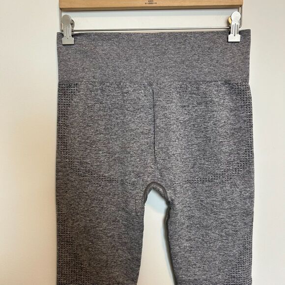 Gymshark Womens Athletic Vital Seamless Leggings Size Large Smokey Grey - Picture 7 of 14